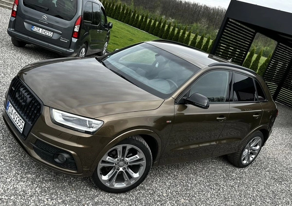 Audi Q3 cena 82900 przebieg: 184000, rok produkcji 2014 z Połaniec małe 497